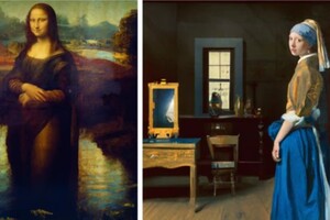 Мона Лиза в реке: ИИ научили дорисовывать картины культовых художников