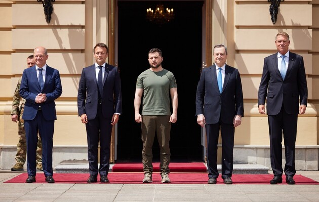Макрон озвучил главную причину визита в Киев именно лидеров Германии, Италии, Франции и Румынии