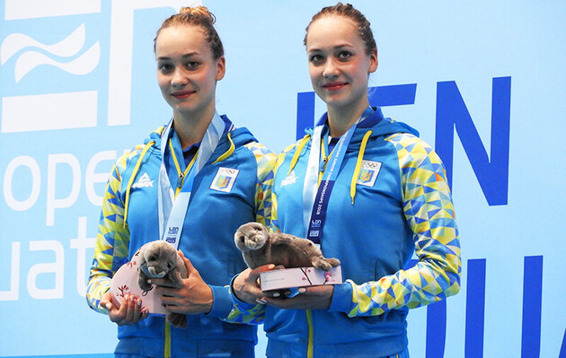 Украинские сестры-синхронистки завоевали серебро чемпионата мира по водным видам спорта