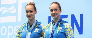 Украинские сестры-синхронистки завоевали серебро чемпионата мира по водным видам спорта
