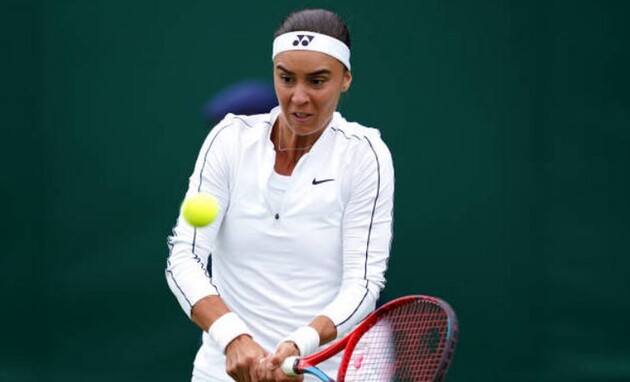 Калініна програла перший сет, але виграла матч