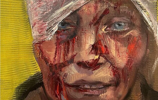 Знімок Вольфґанґа Швана надихнув на створення картини іншою мисткинею, художницею Женею Гершман