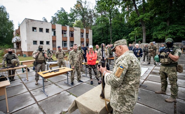 Учения в Киеве