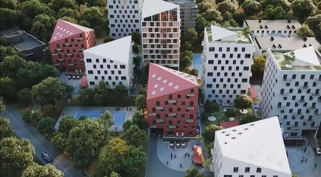 Фото ілюстративне. Команда архітектора Дмитра Чулкова так бачить житловий квартал на вулиці Купріна в Маріуполі.