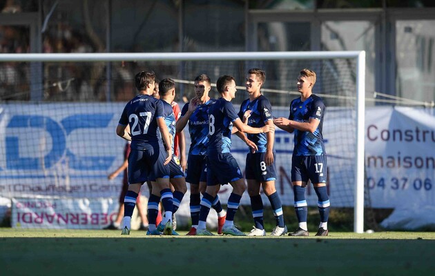 "Динамо" играло с "Антверпеном"