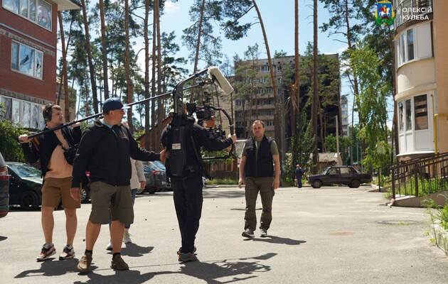 В Ірпені розпочали зйомку фільму про повномаштабне вторгнення Росії в Україну