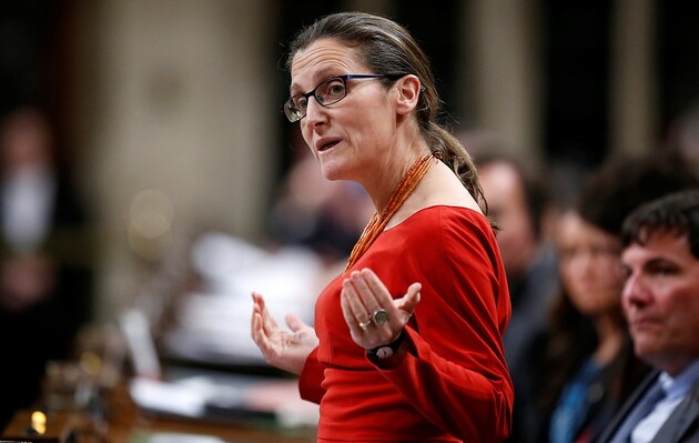 Фриланд признает, что решение Оттавы отправить отремонтированные части российского газопровода в Германию было тяжелым