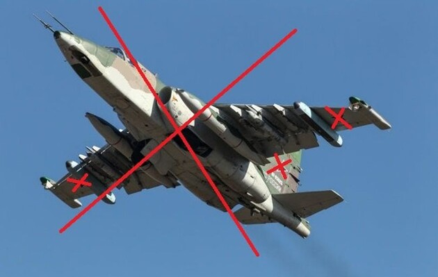 Українські бійці знищили черговий російський штурмовик Су-25