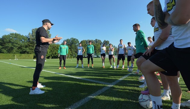 "Шахтер" готовится к матчу с "Ромой"