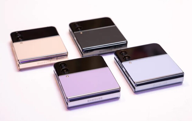 Galaxy Z Flip 4 будуть доступні у чотирьох кольорах