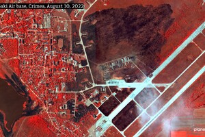 Знищення аеродрому «Саки» в Криму: з’явились нові супутникові знімки в інфрачервоному діапазоні