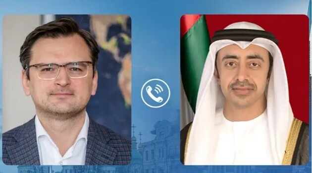 Главы МИД Украины и ОАЭ обсудили развитие двусторонних отношений