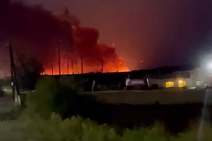 В Белгородской области горит склад с боеприпасами – людей эвакуируют