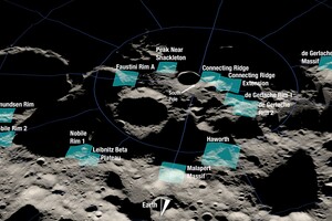NASA выбрало потенциальные регионы для высадки астронавтов на Луне