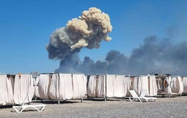 Фото взрывов в Крыму/соцсети