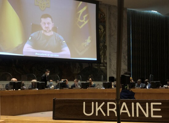 Росія намагалась заблокувати виступ Зеленського на засіданні Радбезу ООН