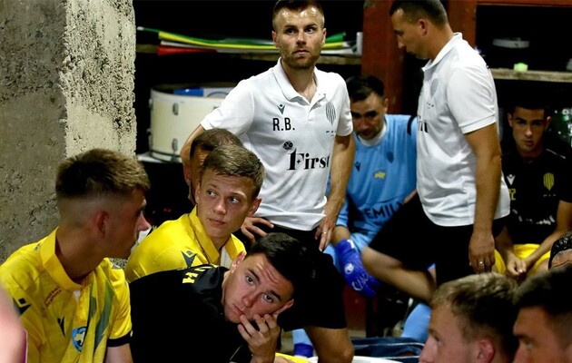 Команды прятались в укрытие