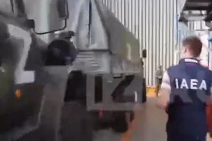 Российские пропагандисты «засветили» на ЗАЭС военную технику, маркированную буквой Z