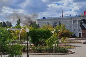 В центре оккупированного Бердянска стрельба и взрывы
