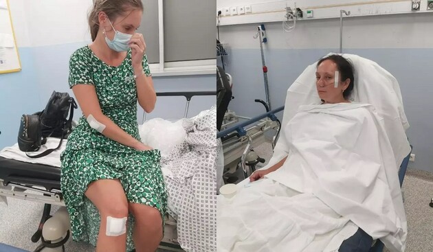 Потерпевшие Алина и Елена/фото: nice-matin