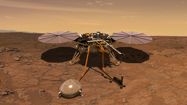 Апарат NASA зафіксував тремтіння від падіння метеоритів на Марс