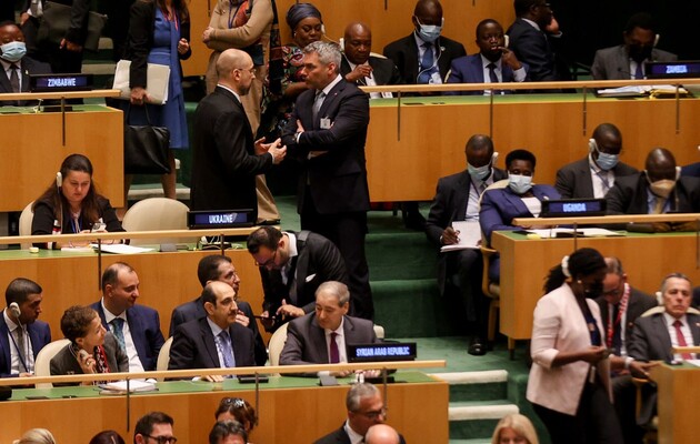 Все выступления мировых лидеров на Генассамблее ООН начинаются с ситуации в Украине – Шмыгаль
