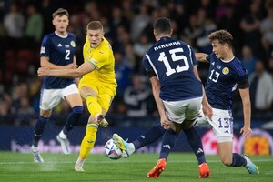 Збірна України розгромно програла Шотландії у Лізі націй
