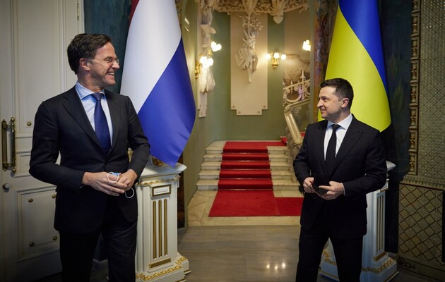Зеленський і прем'єр-міністр Нідерландів скоординували дії щодо посилення санкційного тиску на Росію