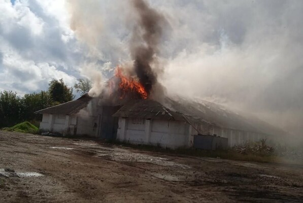 Более давний "прилет" по Белопольской общине на Сумщине