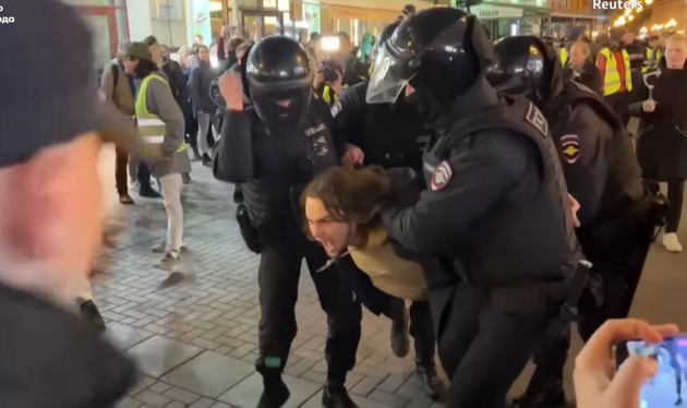 Під час протестів проти мобілізації