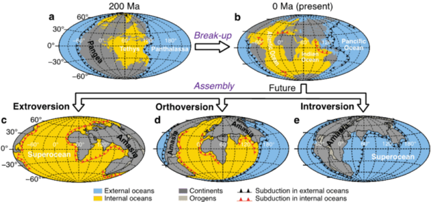 В будущем на Земле может появиться один континент