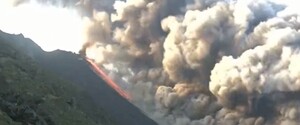 В Италии началось извержение вулкана на острове Стромболи
