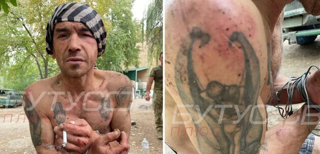 Один из пленных российских преступников, прибывший в Украину в составе кремлевских войск