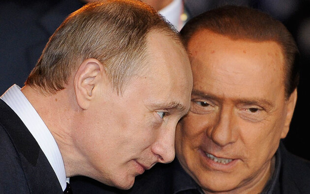 Берлусконі заявив, що у нападі Росії на Україну винен Зеленський