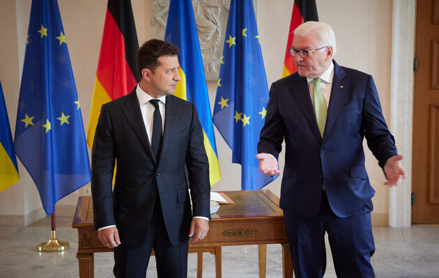 Зеленский анонсировал визит в Украину президента Германии