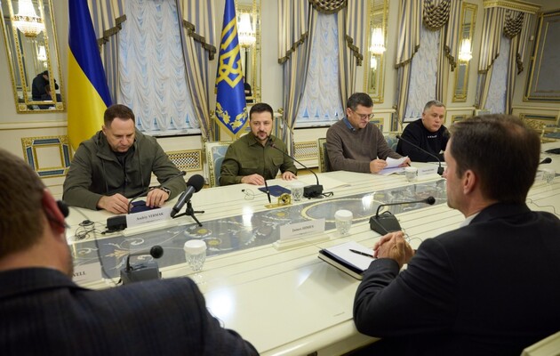 В Киев прибыли конгресмены США и провели встречу с Владимиром Зеленским