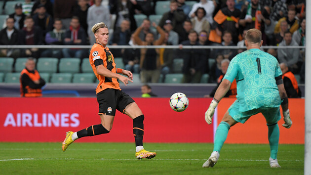 "Шахтер" играл с "Селтиком" в Глазго