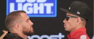 Ломаченко та Ортіс провели битву поглядів перед боєм