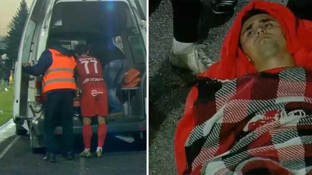 Украинский футболист потерял сознание в матче УПЛ