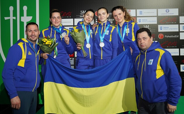 Украинки завоевали серебро Кубка мира по фехтованию