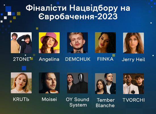 Стали відомі фіналісти Нацвідбору на "Євробачення"