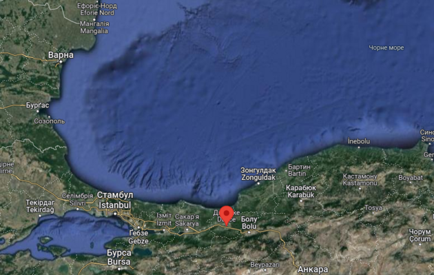 В Турции, недалеко от Черноморского побережья, произошло сильное землетрясение