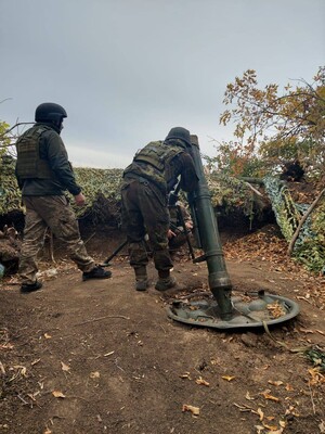 Украинские защитники уничтожили вражеский наблюдательный пункт в Донецкой области 