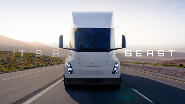 Tesla представила новое поколение своих грузовиков