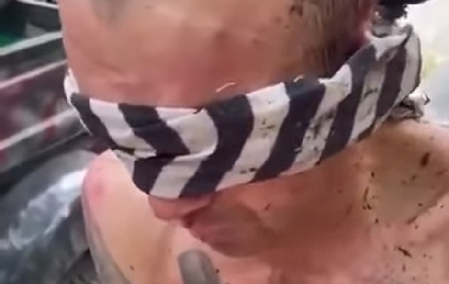 Полонений російський ув'язнений з "ПВК Вагнер" в Україні (серпень 2022)