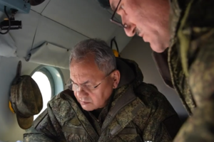 Шойгу прилетел с инспекцией на оккупированные территории Украины