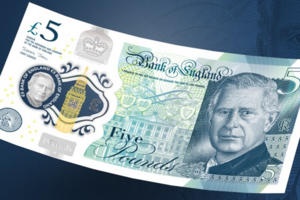 У Британії випустили банкноту з портретом Чарльза III