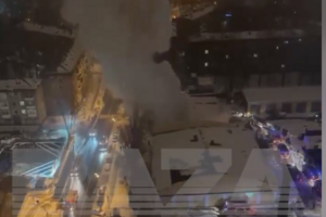 У Москві чергова пожежа, цього разу у військовій частині (відео)
