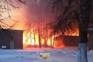 У Новосибірську масштабна пожежа: що відомо