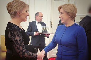 Верещук рассказала, как съездила в Словакию и подарила президенту страны украшения украинских мастеров (фото)